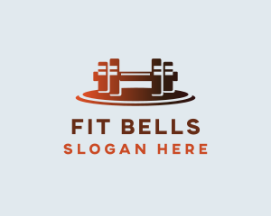 Gym Fitness Dumbbell logo design