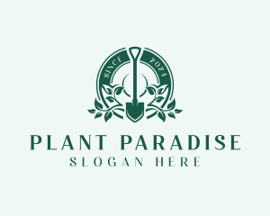 Plant Shovel Landscaping logo design