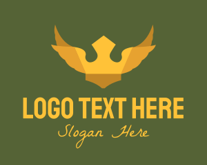 Golden Winged Crown Logo