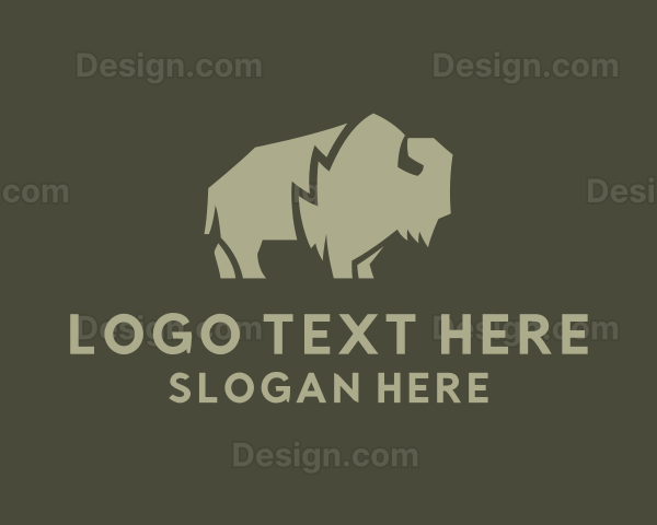 Wild Bison Farming Logo