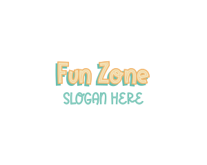 Playful Kiddie Fun logo design