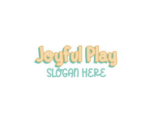 Playful Kiddie Fun logo design