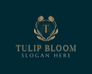 Floral Tulip Boutique logo design