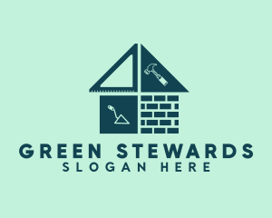 Green Builder Tool logo design