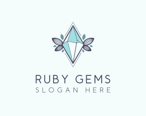 Eco Crystal Gem logo design