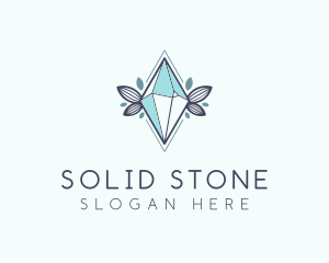 Eco Crystal Gem logo design