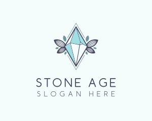 Eco Crystal Gem logo design