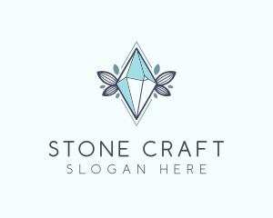 Eco Crystal Gem logo design