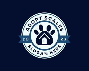 Animal Paw Shelter logo design