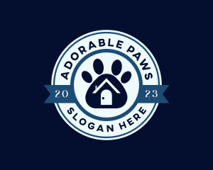 Animal Paw Shelter logo design