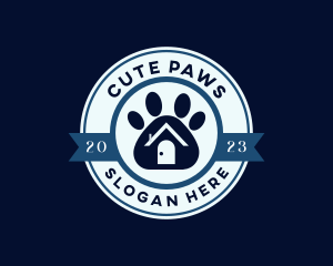 Animal Paw Shelter logo design