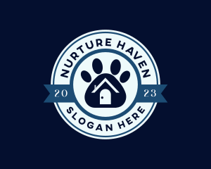 Animal Paw Shelter logo design