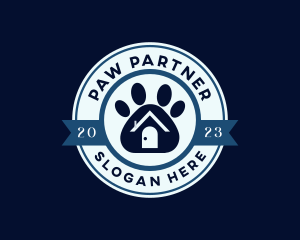 Animal Paw Shelter logo design