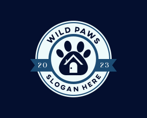 Animal Paw Shelter logo design