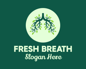 Green Forest Tree Lungs logo