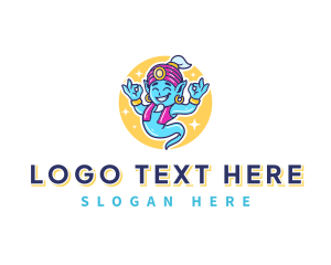 Genie Deity Fantasy logo