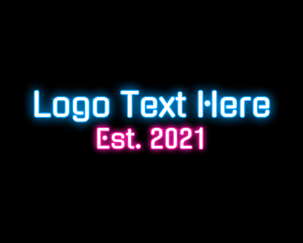 Glow logo example 3