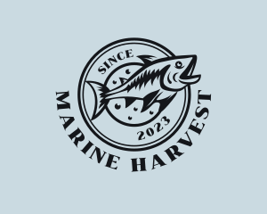 Saltwater Marine Fishing logo design