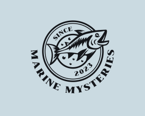 Saltwater Marine Fishing logo design