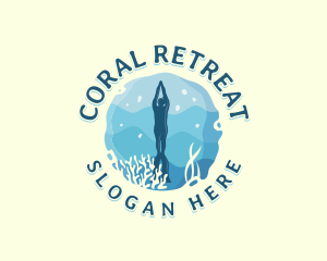 Freediving Underwater Sport logo