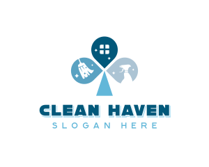 Disinfection Sanitation Clean logo design