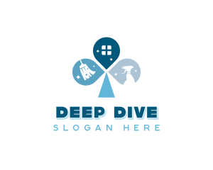 Disinfection Sanitation Clean logo design