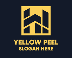 Yellow Abstract Property  logo design