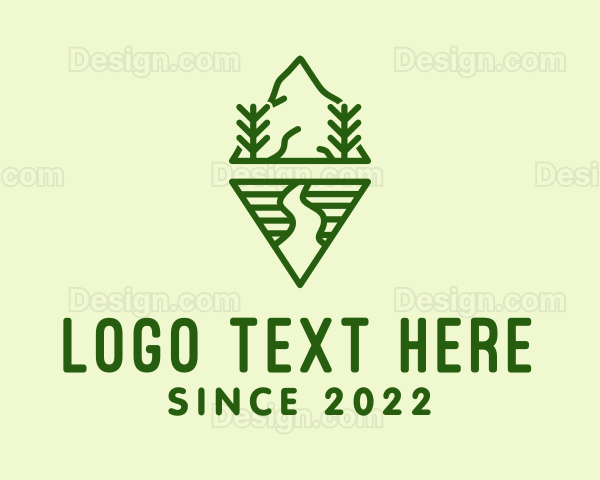 Nature Mountain Camping Logo