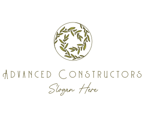 Natural Olives Circle logo design