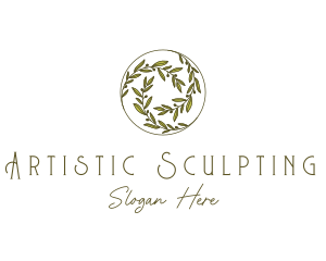 Natural Olives Circle logo design