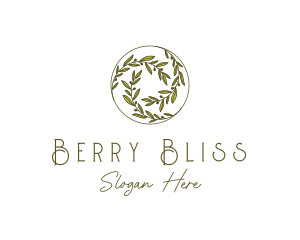 Natural Olives Circle logo design