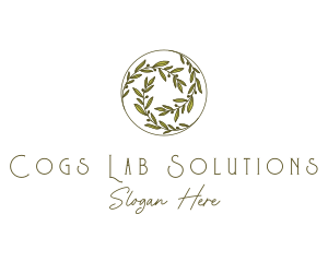 Natural Olives Circle logo design