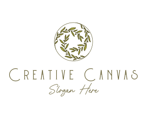 Natural Olives Circle logo design