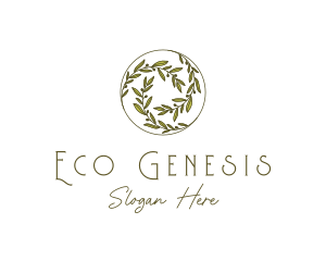 Natural Olives Circle logo design