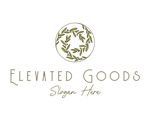 Natural Olives Circle logo design