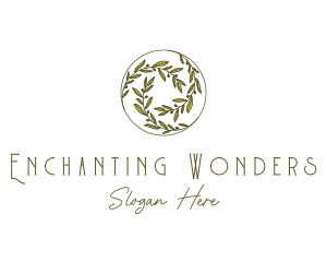 Natural Olives Circle logo design