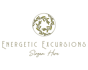 Natural Olives Circle logo design