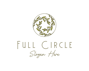 Natural Olives Circle logo design