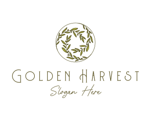 Natural Olives Circle logo design