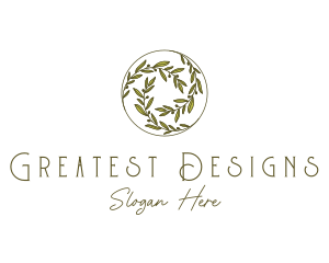 Natural Olives Circle logo design