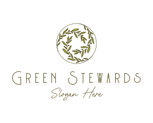 Natural Olives Circle logo design