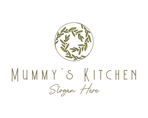 Natural Olives Circle logo design