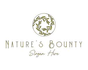 Natural Olives Circle logo design