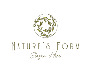 Natural Olives Circle logo design