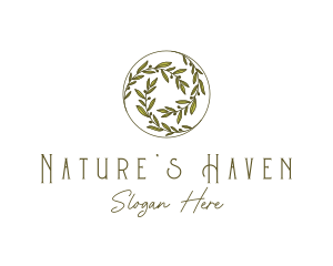 Natural Olives Circle logo design