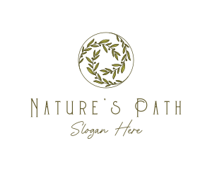 Natural Olives Circle logo design