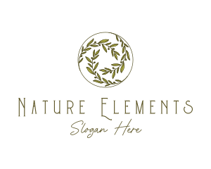 Natural Olives Circle logo design