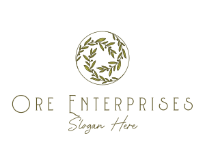 Natural Olives Circle logo design