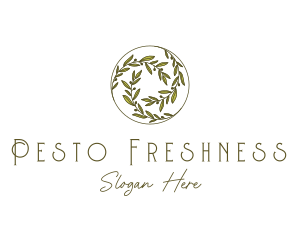 Natural Olives Circle logo design