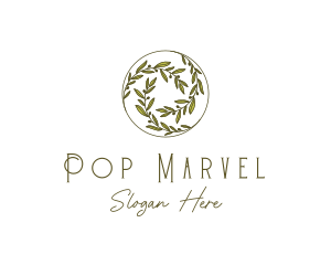 Natural Olives Circle logo design